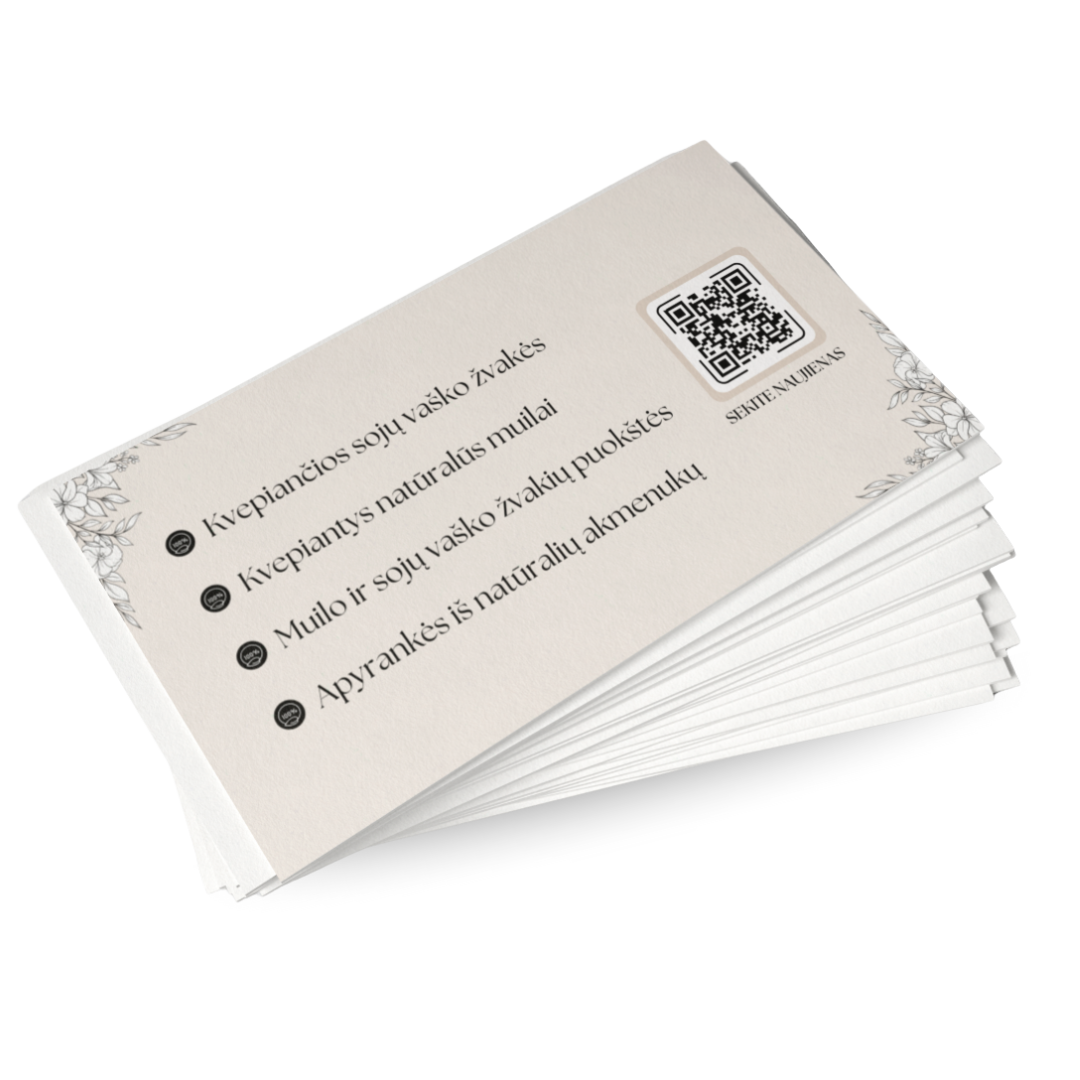 vizitines kurimas maketavimas