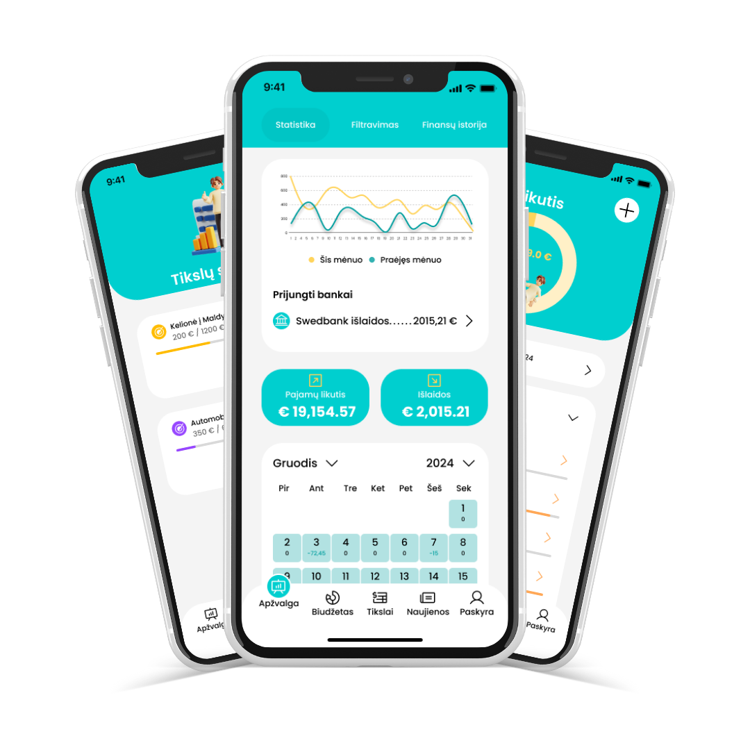 apps kurimas dizainas