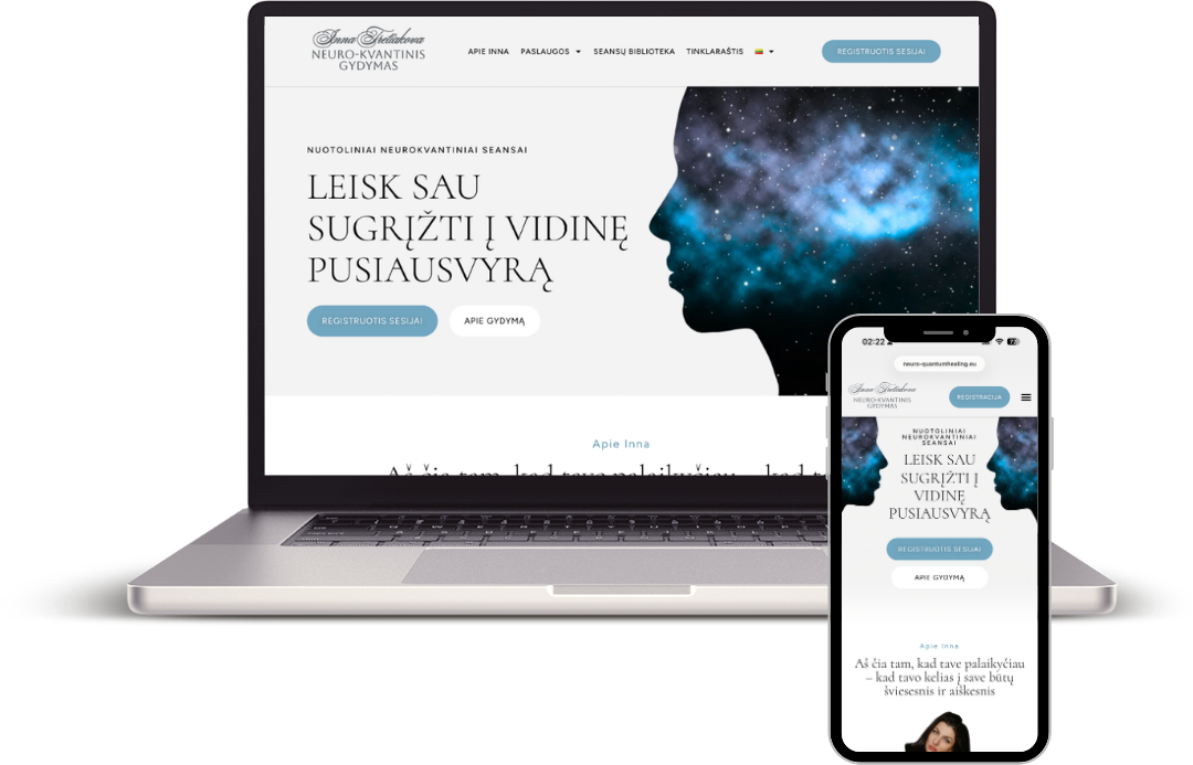 reprezentaciniu internetiniu svetainiu kurimas